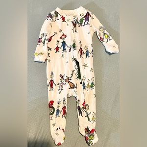 Dr. Seuss Christmas Footie Pajamas